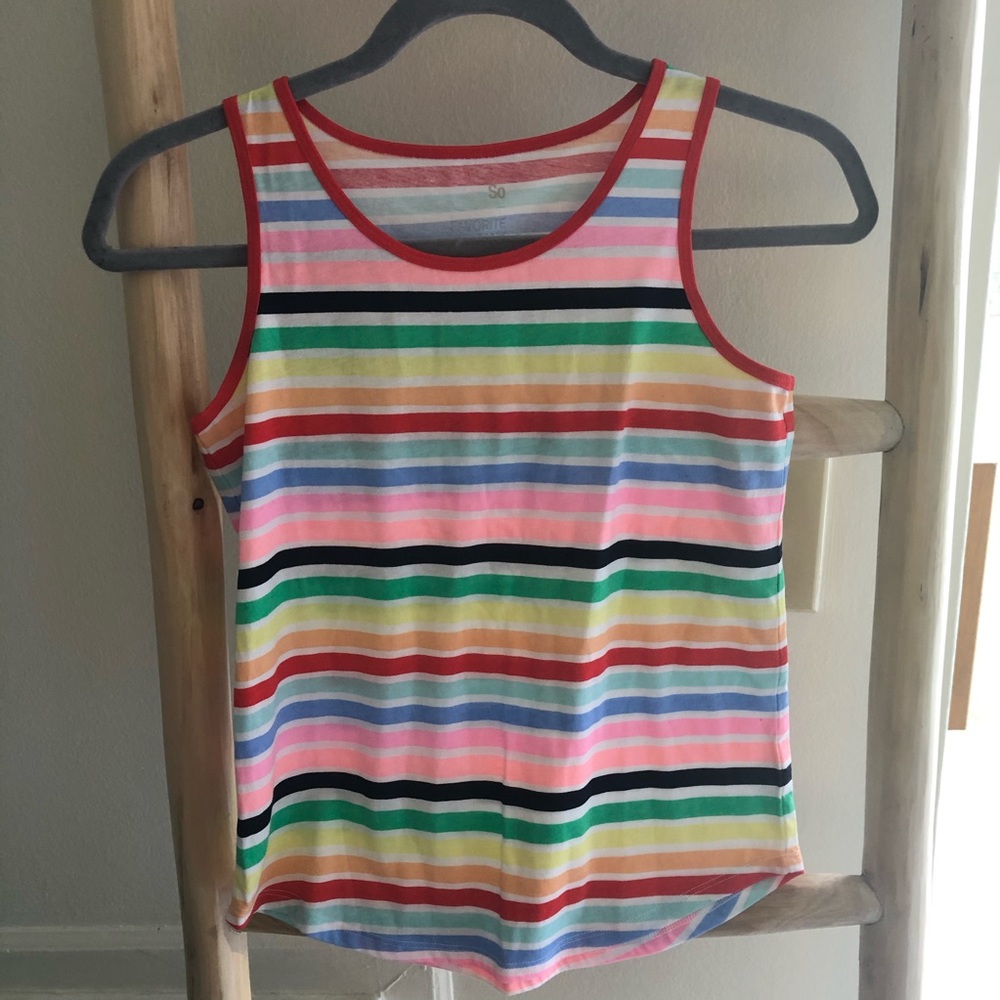 Girls Rainbow Tank Top
